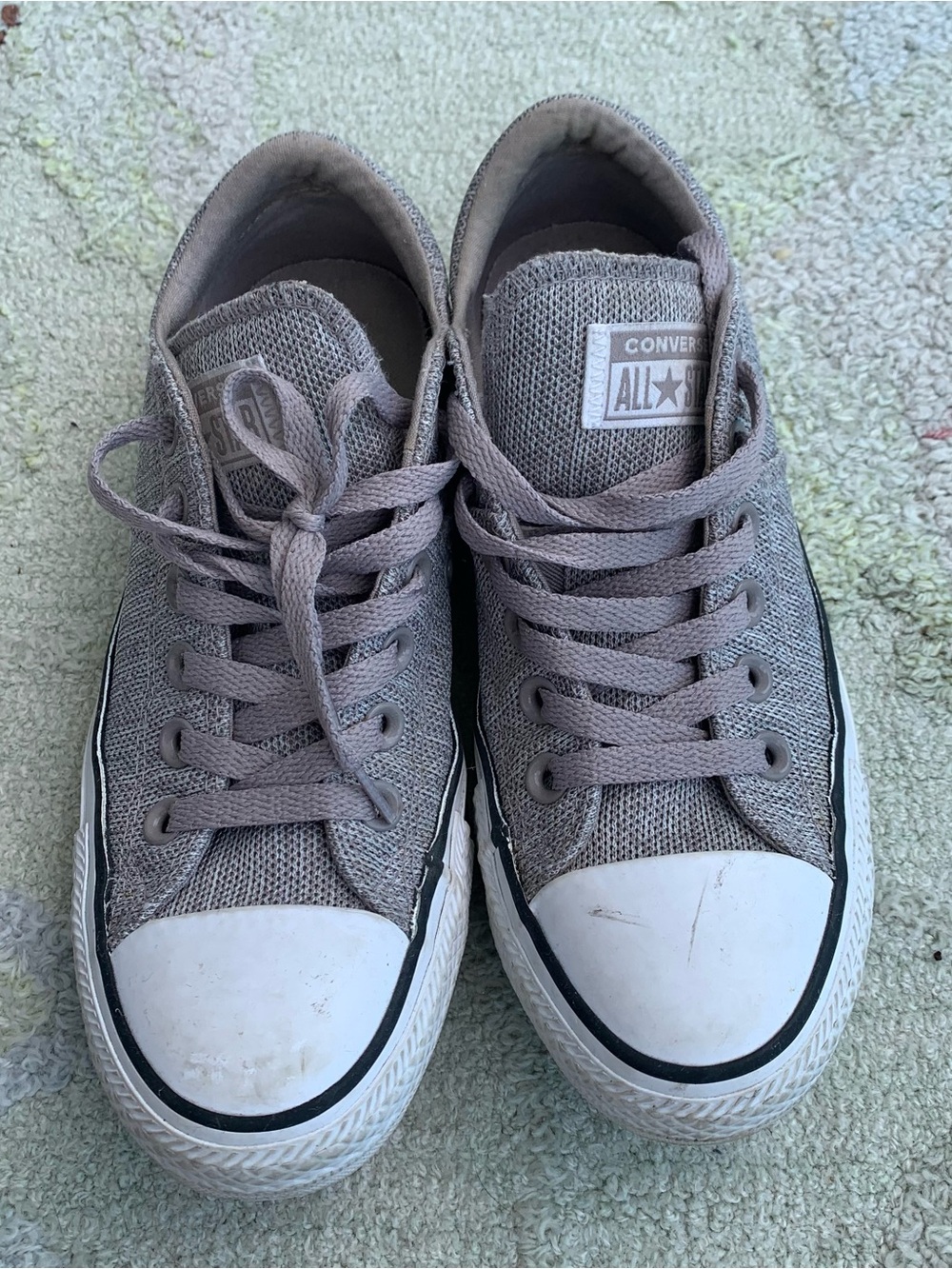 Converse Chuck Taylor All Star Madison Ox Low Top Grey Mesh Sneakers size 7